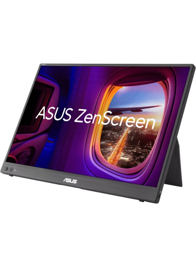 أسوس 16 Inch ZenScreen Portable Monitor, WUXGA IPS (1920x1200), 16:10, Dual USB-C, Mini HDMI, Power Delivery Pass-Through, Auto-Rotate, Eye Care Technology MB16FC Black Black - Image 3