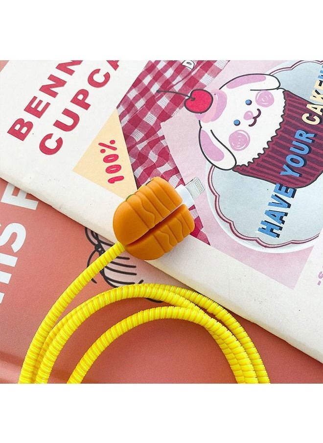 Generic Cute Protective Case for 18W/20W USB-C Adapter Charger, 3D Cartoon Protective Cover, Cable Protector Sleeve for Iphone Charger (Hamburger)  - Image 4