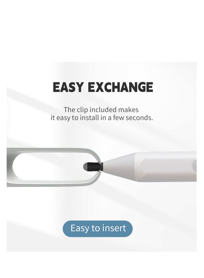 أقلام استبدال لقلم Surface (4 عبوات) مجموعة استبدال تناسب قلم Microsoft Surface Pro 5 (2017) نموذج 1776 جهاز Surf GO و سلسلة Book Stylusace Pro 4 قلم Surface Pro - Image 3