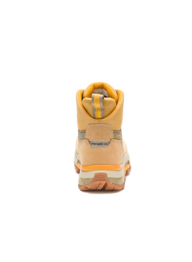 CATERPILLAR Edge Waterproof Work Boot for Men in Honey - Image 4