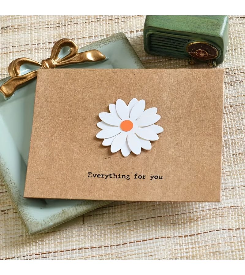 24 Sheets Aesthetic Ins Style Greeting Cards Three Dimensional Birthday Blessings Thanksgiving Gift - Image 4
