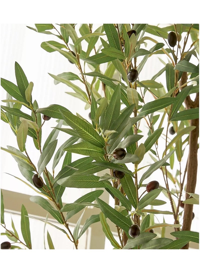 Generic Artificial Olive Tree 150 CM - A Touch of Elegance That Lasts - artificial olive tree, olive tree, artificial plants, home decor, office decor, indoor decor, outdoor decor, artificial trees, decoration, gifts.  - Image 2