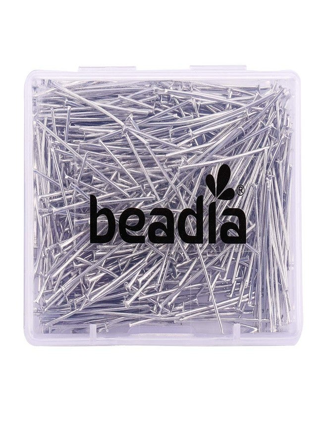 BEADIA Head Pins Platinum for DIY Jewelry Making 40mm 200pcs - Image 4