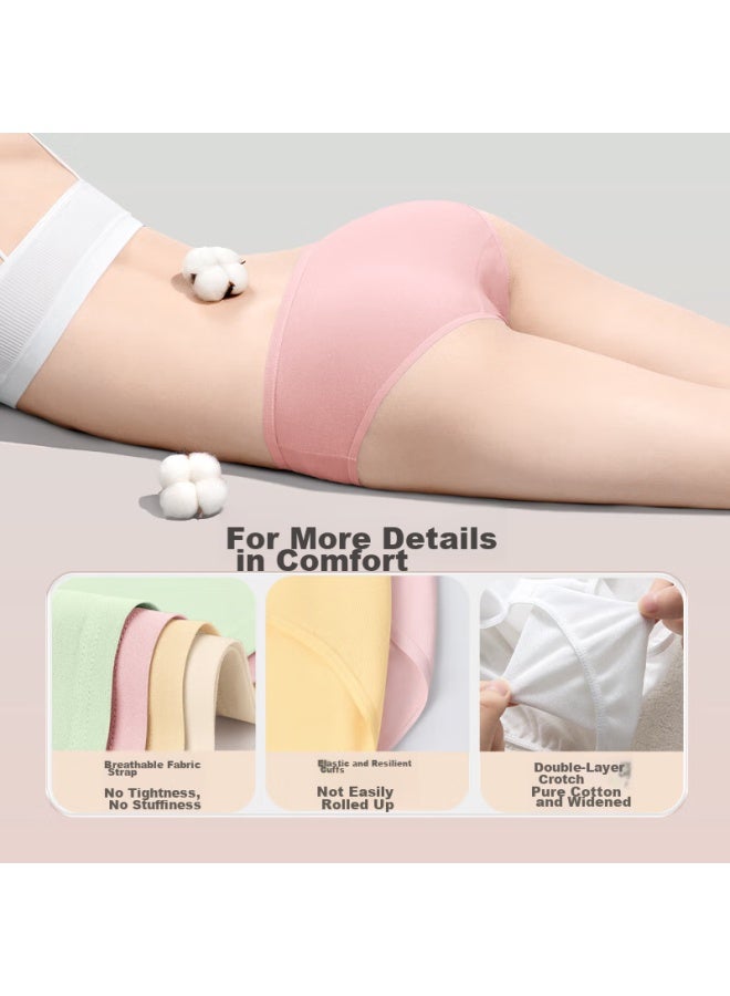 Badigao Disposable Underwear For Women, Maternity Pure Cotton Sterile Travel Shorts, Postpartum Large Size Daily Disposable Panties, 7 Pieces, Size L - Image 1
