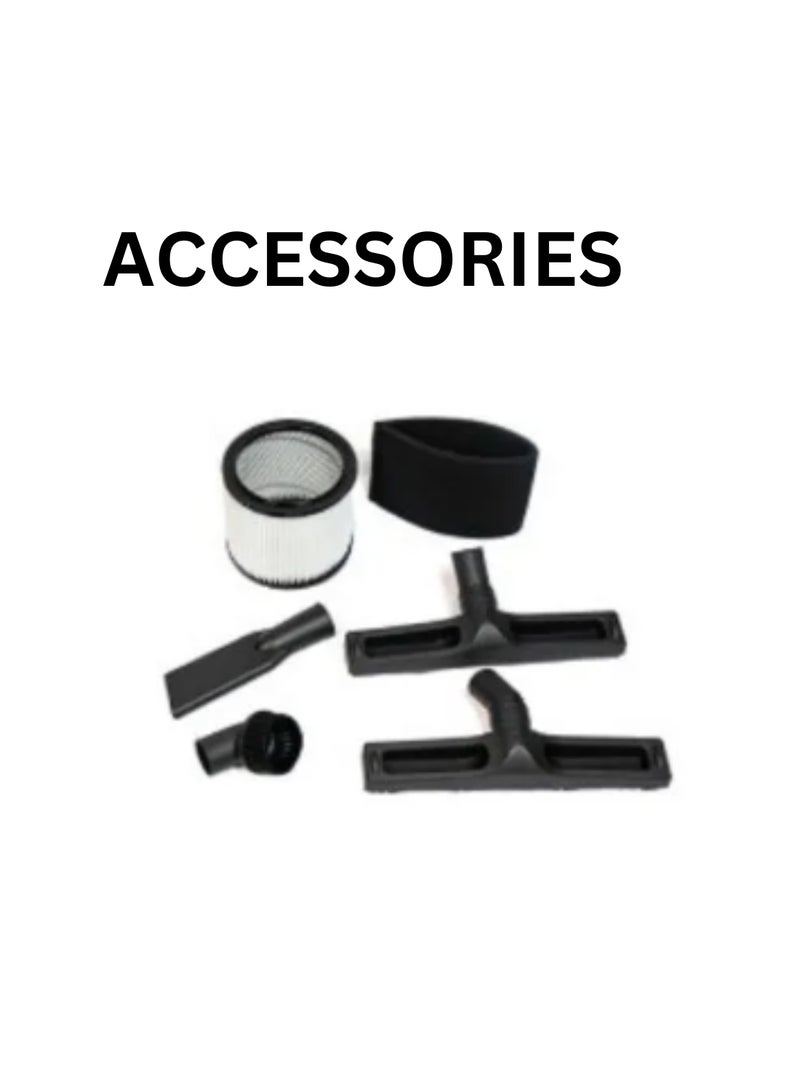 ماكيوت مكنسة كهربائية رطبة وجافة، سعة 60 لتر، قوة 2400 واط، شفط قوي ≥19 كيلو باسكال، تدفق هواء عالي 35 لتر/ثانية لتنظيف المنزل والمكتب، VC121-60 - Image 5