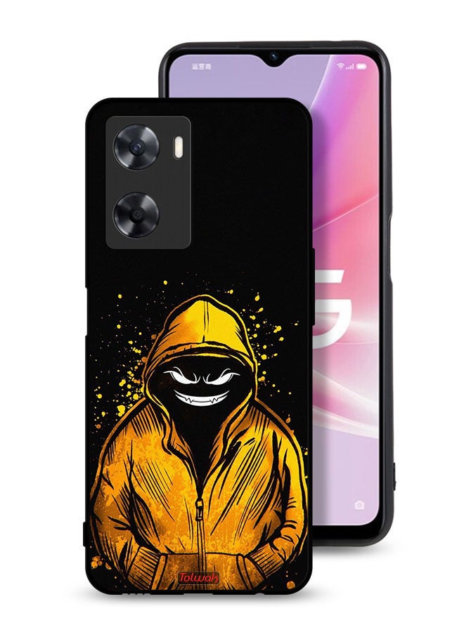 Tolwak Oppo A77s Protective Case Cover Marshmallow Boy Art - Image 1