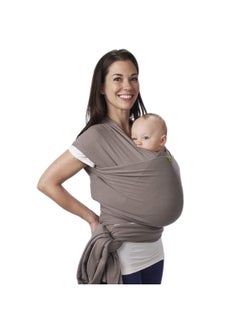 boba Wrap Baby Carrier Grey Original Stretchy Infant Sling Perfect For Newborn Babies And Children Up To 35 Lbs  - Image 1