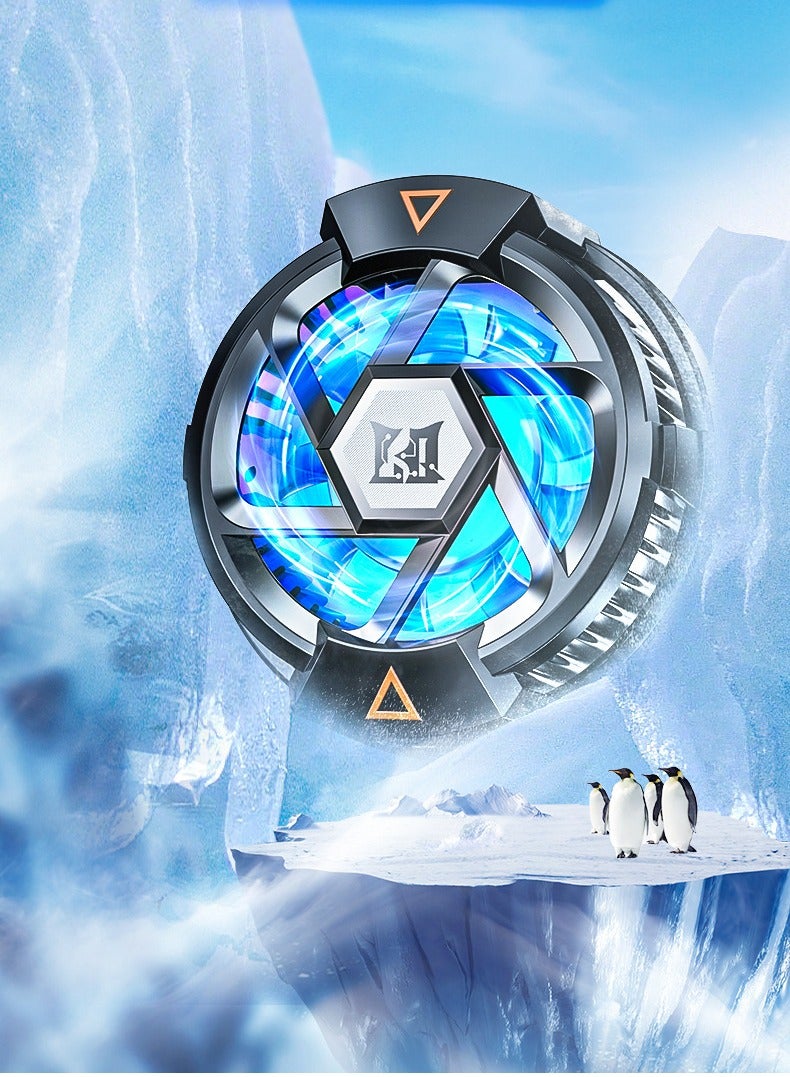 Phone Cooler, Semiconductor Cooling Fan Compatible with Magsafe, Portable Noiseless Cooling Game Artifact for PUBG, Live Vlog, for iOS/Android 4-6.7 Inch Phones - Image 2