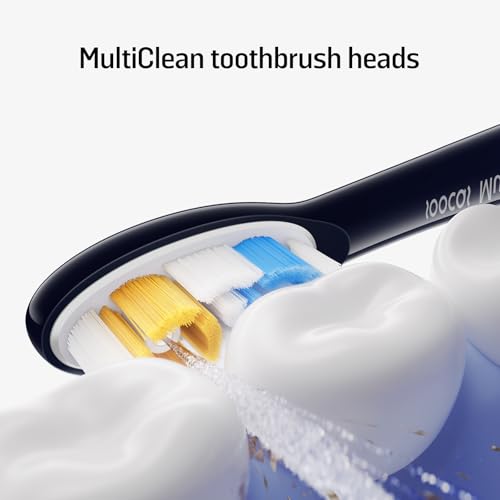 Soocas Multiclean Classic Clean Electric Toothbrush Replacement Heads, Compatible with Both NEOS II and NEOS II Ultra, 2 Brush Heads, Dark Violet - Image 2
