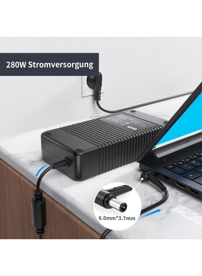 Terabyte 20V 14A 280W Power Supply Notebook Charger for Laptop Charging Cable ASUS ROG Strix Hero Scar III 15 17 G531 G532 G731 G733 G732, ROG Strix G15 G17 G513R G513Q G713R G713Q Gaming Laptop Power-Ac. - Image 2