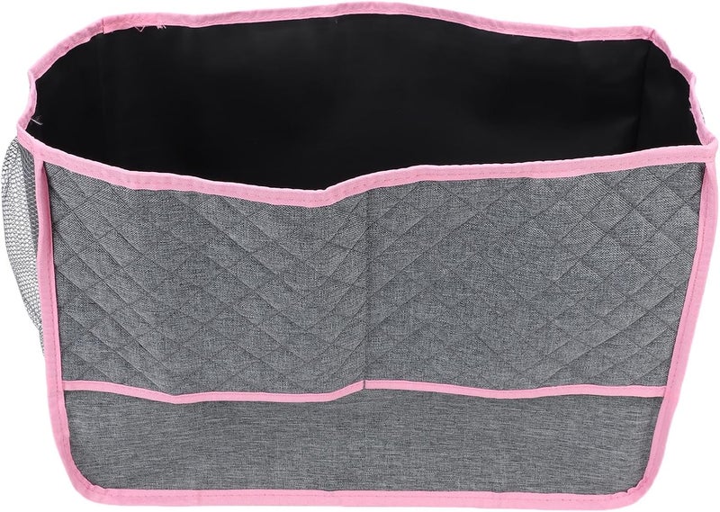 Focket Sewing Machine Cover, Water Proof Dust Proof Canvas with Storage Pockets for Sewing Machines (Grey) - Image 5