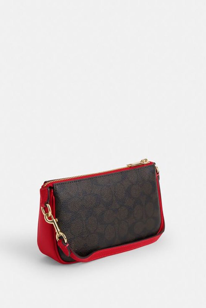 كوتش اوت ليت كوتش حقيبة كتف بشعار كلاسيكي بشعار Presviewia مزدوج اللون NOLITA 19 - Image 2