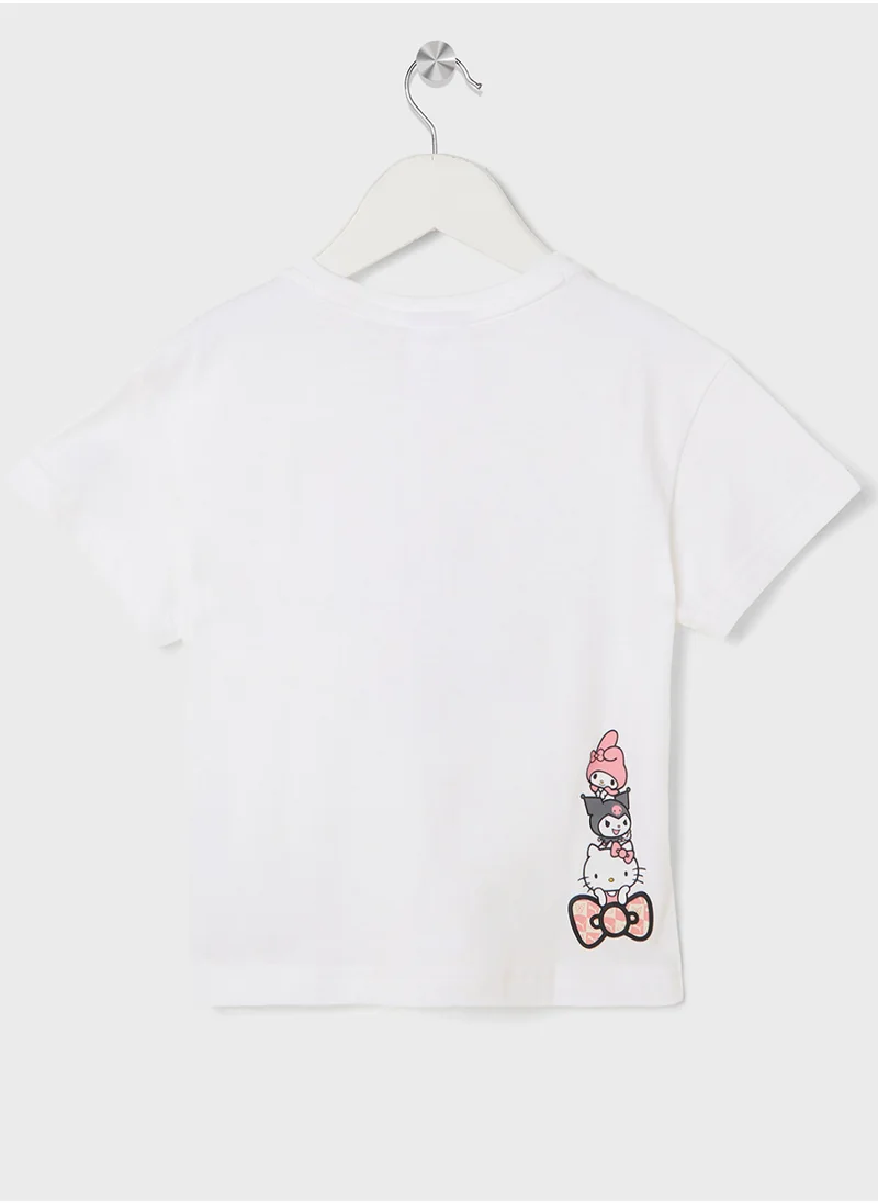 بوما Kids Hello Kitty & Friends Relaxed Graphic T-Shirt