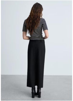 MANGO Striped Crew Neck T-Shirt  - Image 2