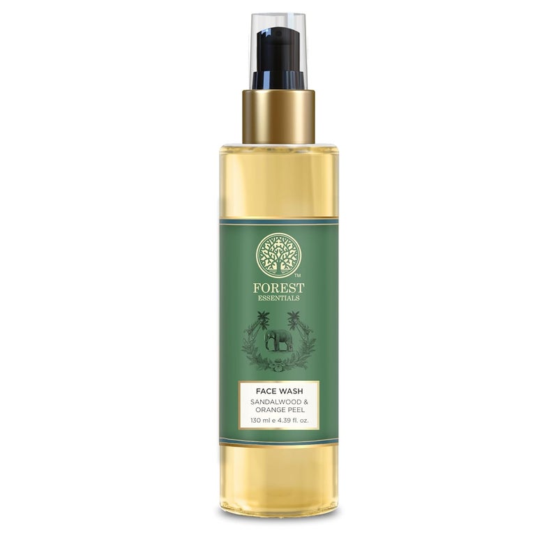Forest Essentials Forest Essentials Facial Cleanser Sandalwood  Orange Peel 130ml Face Wash - Image 1