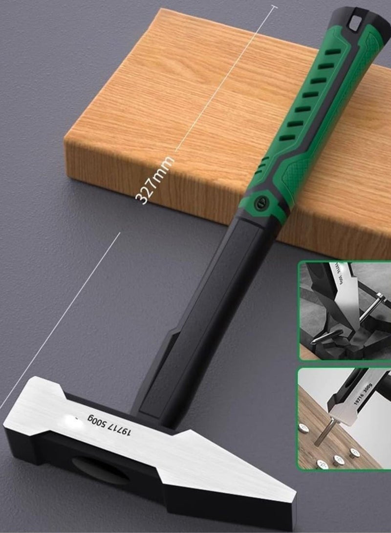 GGOOT 200g/300g/500g Flat Head Hammer Plastic Coated Duckbill Hammer,Hammer Head,Hardware Tools, Building Decoration,Fitter Hammer(500g)  - Image 2