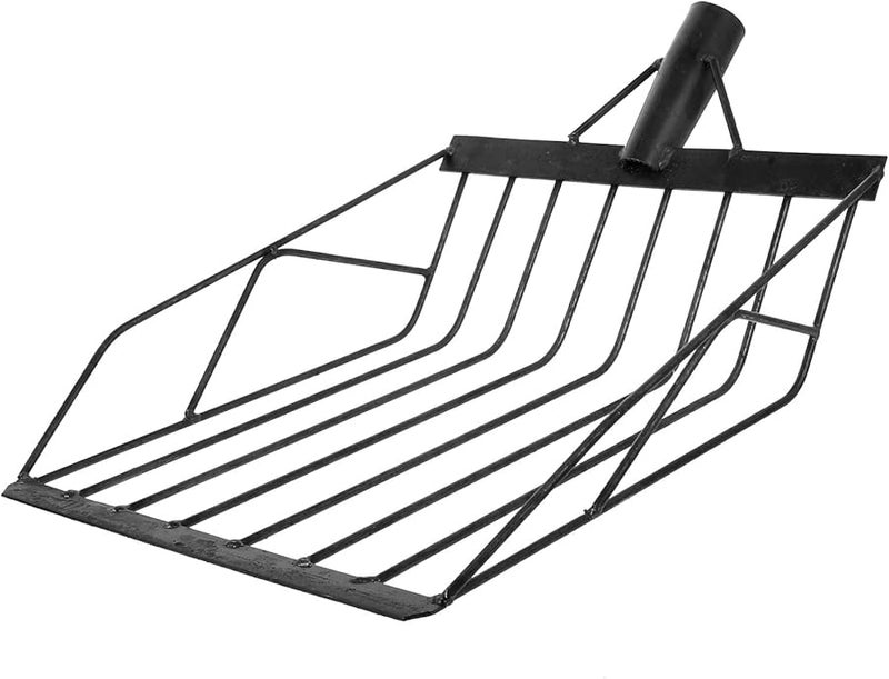 Metal Garden Soil Scooper Corn Shovel Portable Hand Tool for Farming Harvesting - Image 1