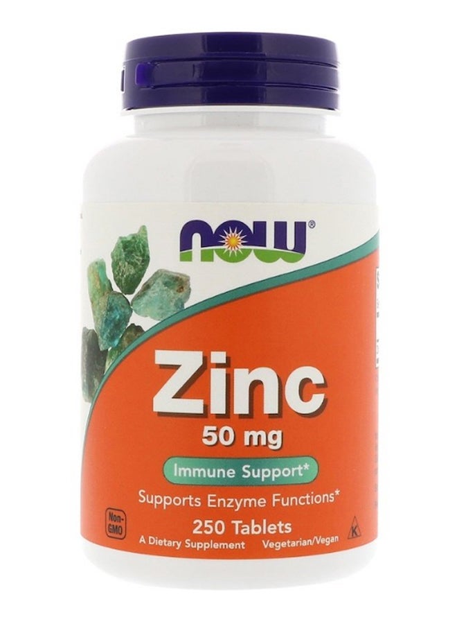 Now Foods Zinc Dietary Supplement 250 Tablets