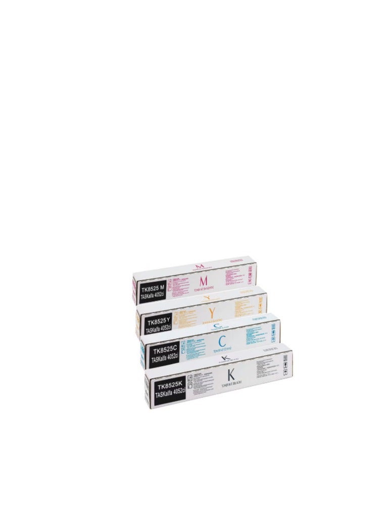 Office Maker Compatible Toner For TK-8525 4 Colour Value Pack for Use TASKalfa 4052ci (BK/C/Y/M) Multicolour - Image 1