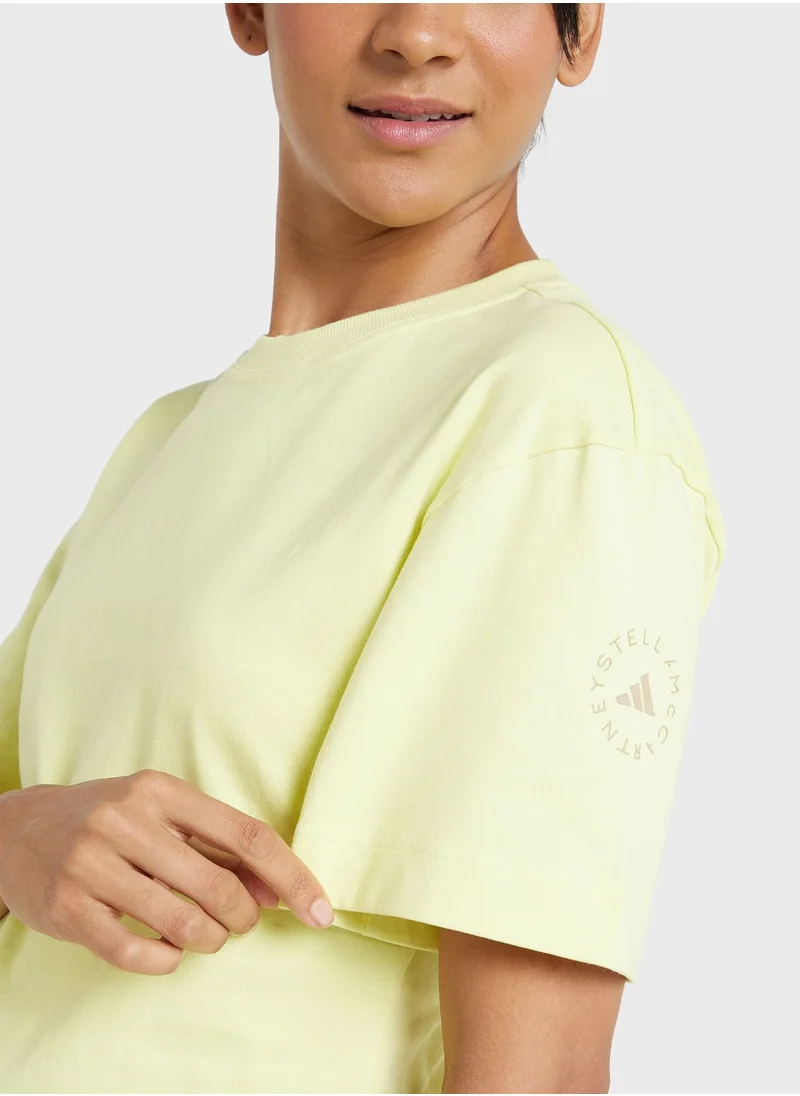 adidas By Stella McCartney Curved Hem T-Shirt