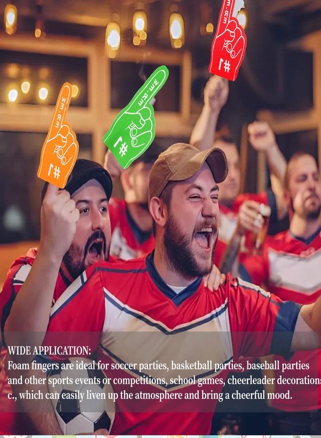 Cansybil 20 Pcs Mini Foam Fingers, We're Number 1 Finger Foam Fingers,Sports Fan Foam Finger,Cheerleader Foam Hands - Designed for all kinds of sports events, games, schools and stadiums (Purple) - Image 5