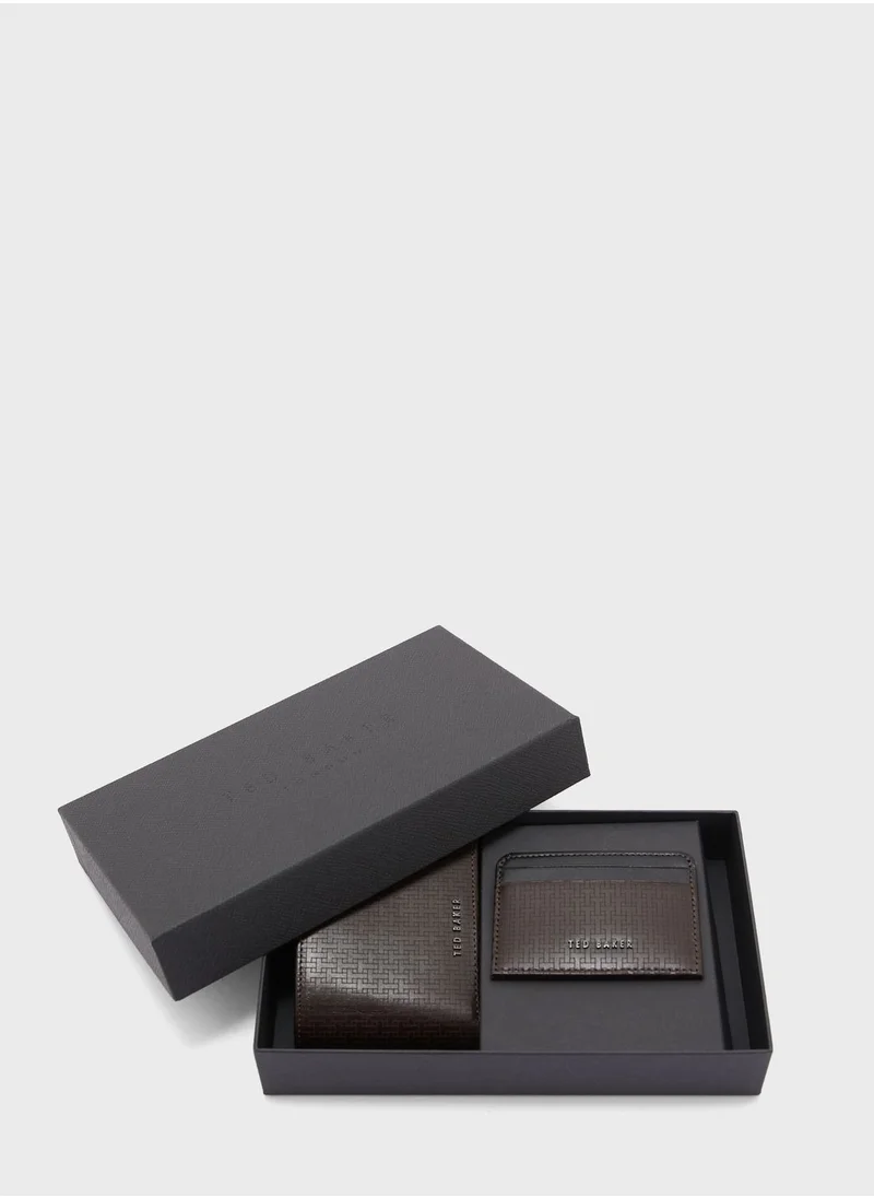 Ted Baker Printed Wallet & Cardholder Set