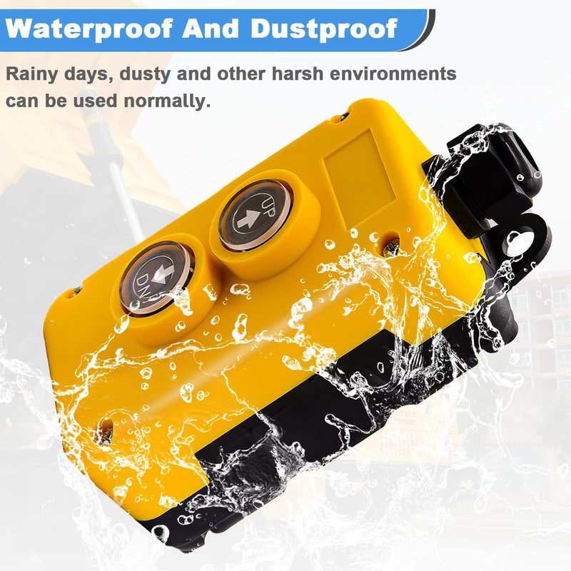 mxuteuk Dump Trailer Remote Control Switch 12V DC Trailer Up and Down Control Switch for Lift Gate Truck Tipper Trailer Hoist G018 - Image 4