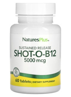NaturesPlus Sustained Release Shot-O-B12 5000 mcg 60 Tablets 