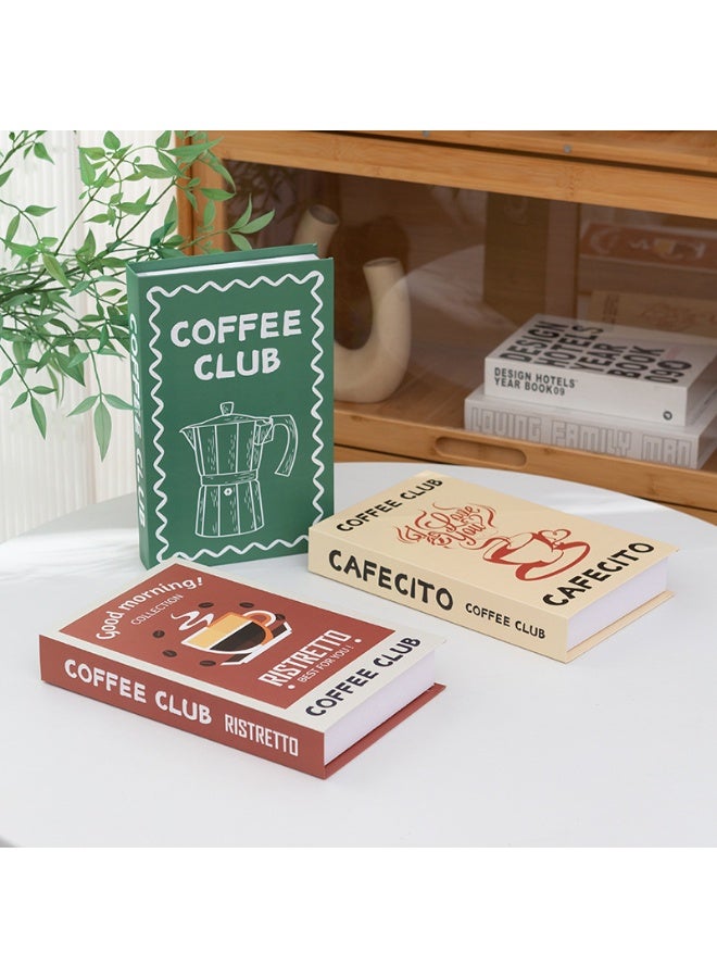 NIBEMINENT 3 Pcs Decorative Faux Books for Home Decor – Modern Fake Books for Coffee Table, Bookshelf & Bedroom, Stacked Book Set for Aesthetic Decor - Image 4