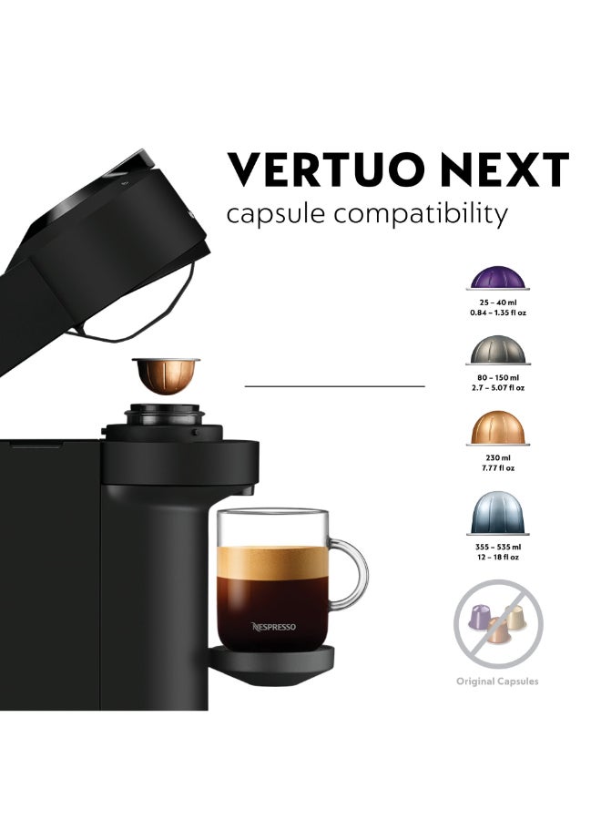 Nespresso Vertuo Next Bundle Matte 1.1 L 1300 W GCV1-MB-3694-BK Matte Black - Image 4