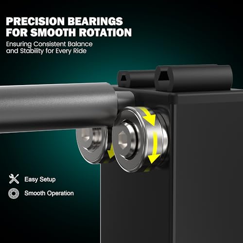 Tanfix Motorcycle Wheel Balance Stand, Heavy-Duty Single-Axle Wheel Balancing Tool for Static & Dynamic Tire Alignment - Image 2