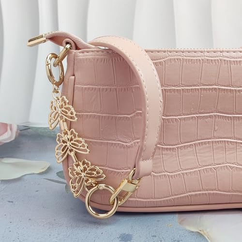cioatu Women Bag Extender Chain Purse Strap Extenders for Women Bag Purse Accessories Bag Charms for Handbags Purse Bag Making Supplies (1x Butterfly) - Image 5