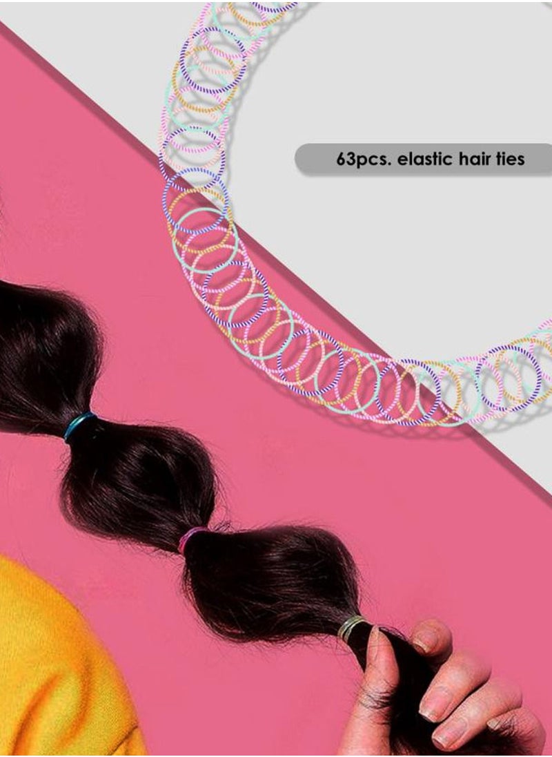Alissa - Hair Bobbles High Elasticity Ponytail Ties - Image 1