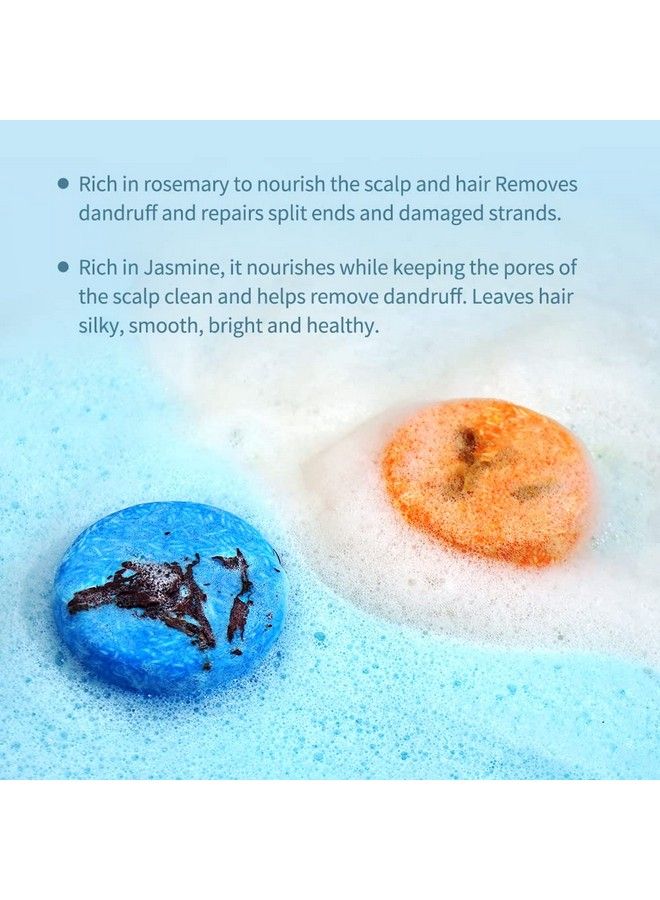 LIYALAN Shampoo Bar For Hair Solid Soap(2 Pack) Rosemary And Jasmine Organic Shampoo Bardeep Cleansing Hair Shampoo For Fine & Oily Hair - Image 5