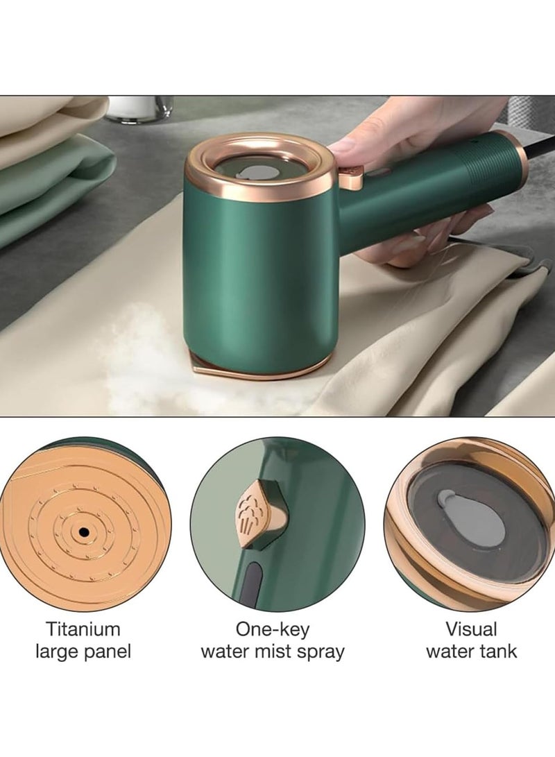 Mini Steam Iron, 50ml Water Tank Compact Clothes Iron, 2 In 1 Portable and User Friendly mini Iron, 1.8 M Long Power Connection Fabric Steamer, Handheld Steamer for Sheets, Shirts, Home And Travel - Image 5