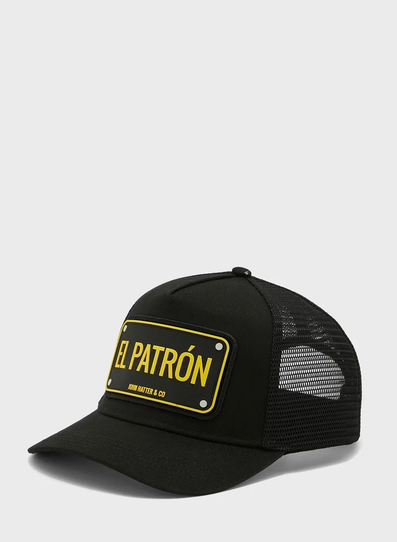 John Hatter El Patron Black - Rubber Patch