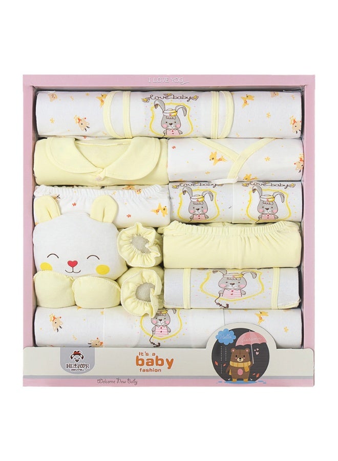 ميكسد صندوق هدايا الطفل 18 مساءً ، مجموعة ملابس الأطفال حديثي الولادة مجموعة هدايا هدايا مجموعة هدايا حديثي الولادة مجموعة من مواليد الجدد مربع هدايا الطفل للبنين والبنات - Image 1