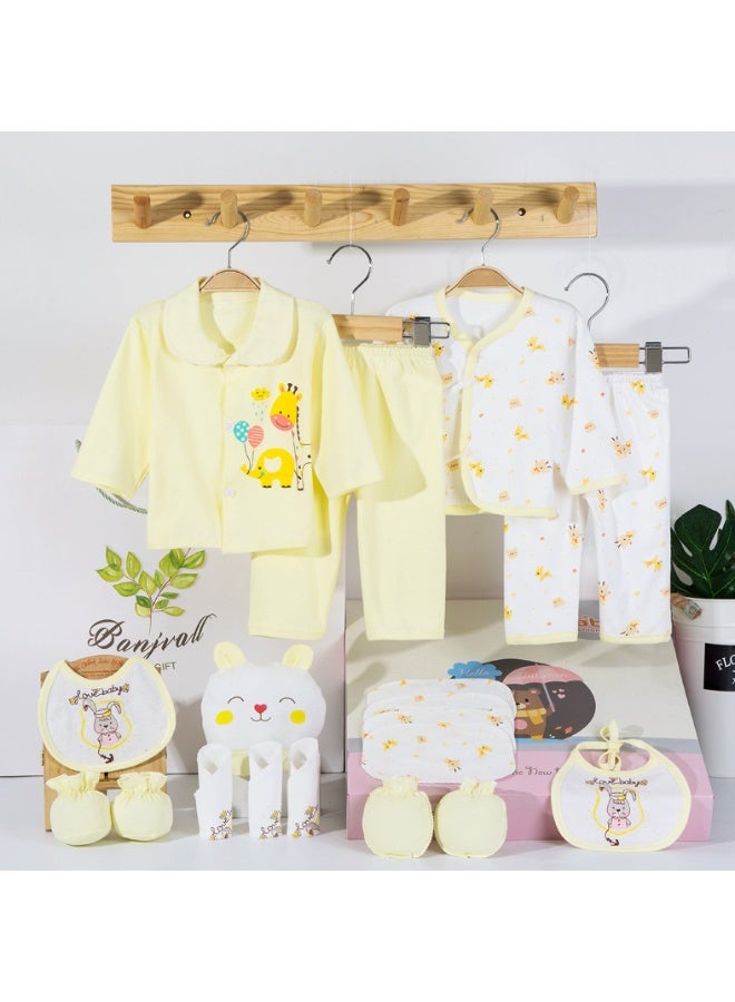 ميكسد صندوق هدايا الطفل 18 مساءً ، مجموعة ملابس الأطفال حديثي الولادة مجموعة هدايا هدايا مجموعة هدايا حديثي الولادة مجموعة من مواليد الجدد مربع هدايا الطفل للبنين والبنات - Image 2