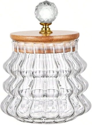 برطمان زجاجي بغطاء من الخشب (قطعة واحدة) - pzsku/Z92BC5D536DE091FAB56DZ/45/1747758686/00f3b9a6-c6d8-4489-b8bc-e24db47dd6d3