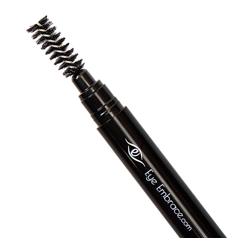 Eye Embrace Cool Helen: Light Gray Eyebrow Pencil â€“ Waterproof, Double-Ended Automatic Angled Tip & Spoolie Brush, Cruelty-Free - Image 5