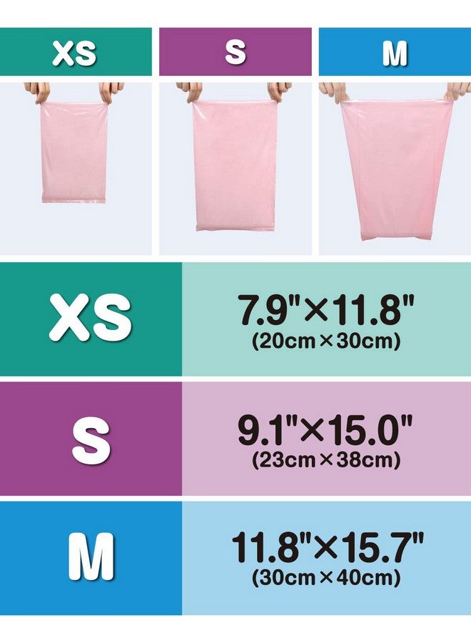 بوس أكياس التخلص من حفاضات الأطفال BOS Amazing Odor Sealing - متينة وغير معطرة [المقاس: صغير، اللون: وردي] (150 كيسًا، عبوة من قطعة واحدة) (150 كيسًا) - Image 3