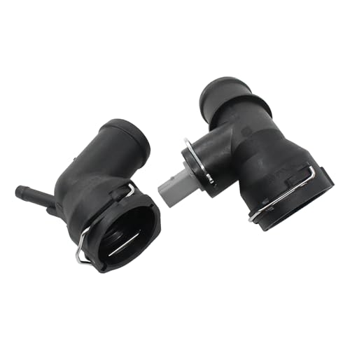 Roneeson Radiator Coolant Upper and Lower Hose Coupling Adapter Connector for VW Beetle 20 201213 CC Eos 20 200916 GTI 20 200814 Jetta 20 200813 Passat 20 200810 for Audi A3 20 200813 - Image 1