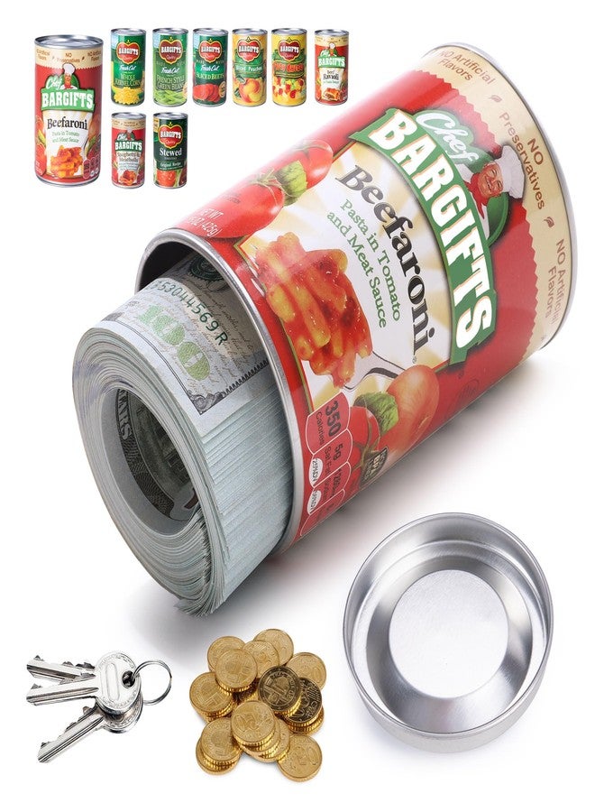 BarGifts Hidden Safe Can Diversion Safe Fake Can with Hidden Compartment, Hidden Storage Keeps for Valuables, Cash, Keys, and Jewelry- Pasta - Image 1