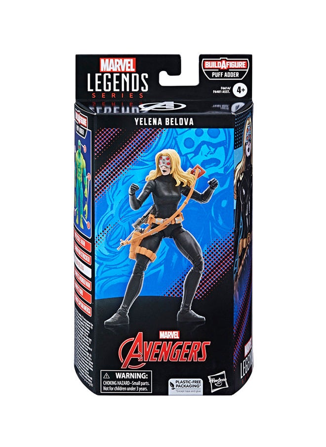 MARVEL - Hasbro Marvel Legends Series Yelena Belova Black Widow, Marvel Classic Comic Collectible 6 Inch Action Figure - Image 1