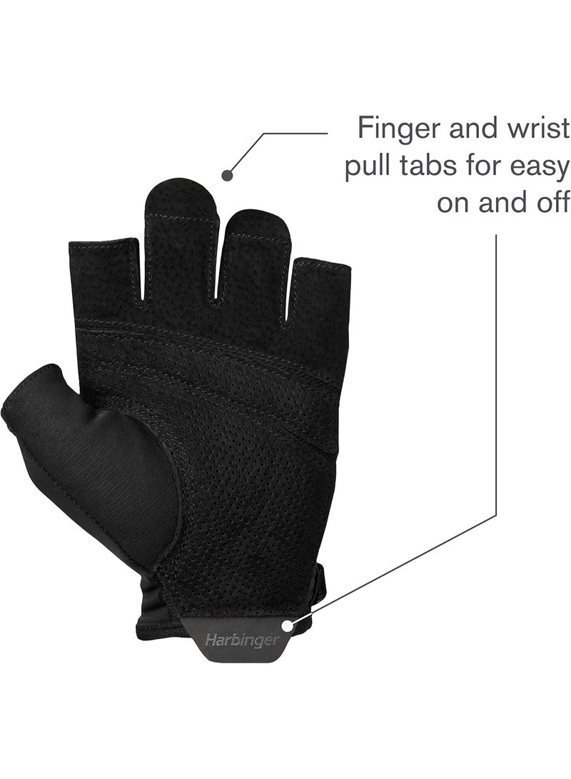 هاربينجر قفازات تدريب هارب GRIP 2.0 مع دعم المعصم - لون أسود، مقاس XL - دعم متقدم وأداء قابل للتهوية - Image 3