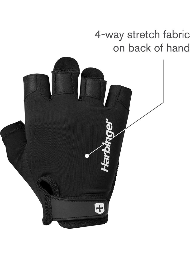 هاربينجر قفازات تدريب هارب GRIP 2.0 مع دعم المعصم - لون أسود، مقاس XL - دعم متقدم وأداء قابل للتهوية - Image 4