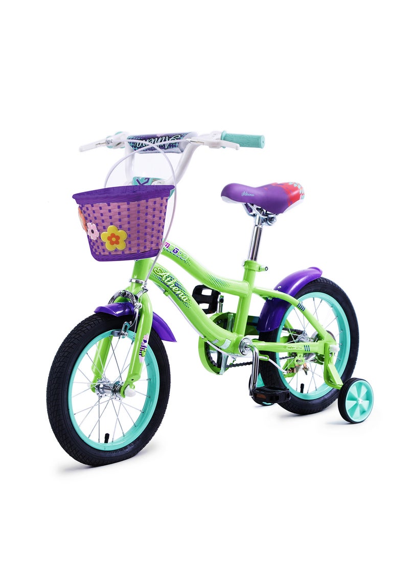 MOGOO Athena 12 Inch Bicycle - Dark Green  - Image 2