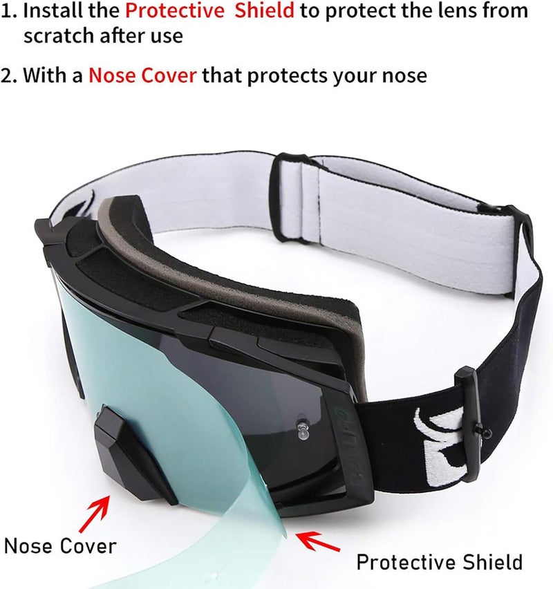Zdatt Motocross Riding Goggles - Image 2