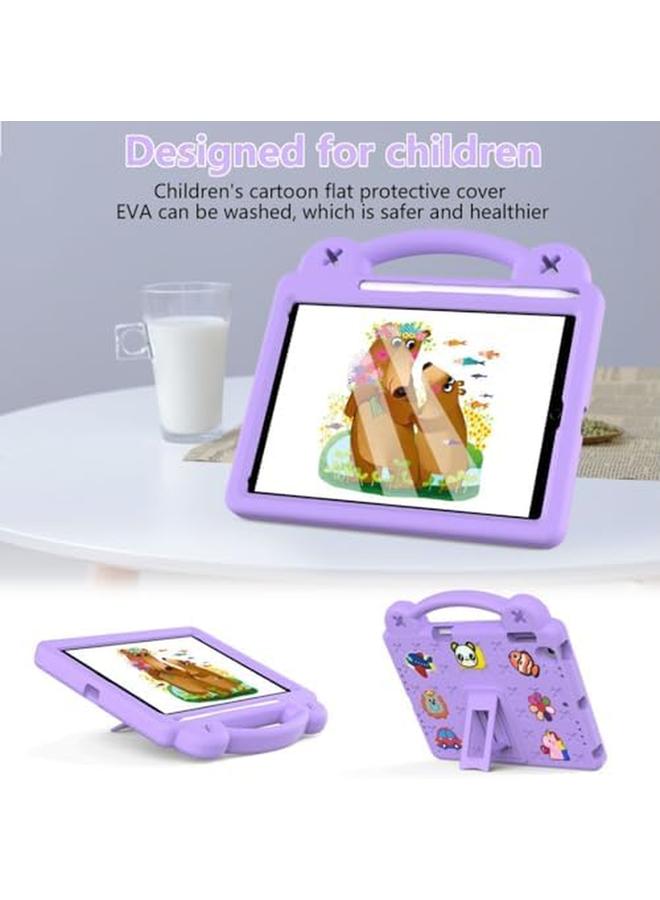 erorex Kids Case Compatible With Ipad 6Th 5Th Generation 9.7" (2018 2017) Shockproof Lightweight Eva Protective Sleeves With Stand And Handle For Ipad Air 2 Ipad Pro 9.7 Ipad Air 1 Light Purple  - Image 3