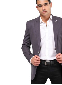 Slub Pattern Regular Fit Blazer - pzsku/Z92BD28CE676D03D78458Z/45/_/1723462764/6659b997-01e0-44a5-8490-010002e7f2e6